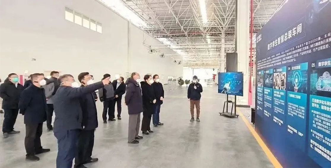 常州市市長盛蕾一行走訪北汽重卡商用車項目